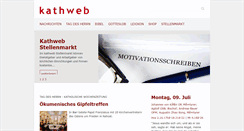 Desktop Screenshot of kathweb.de