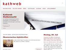 Tablet Screenshot of kathweb.de